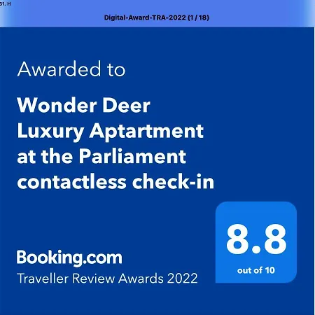 Wonder Deer Lux At The Parliament Self Check-in Apartamento Budapeste
